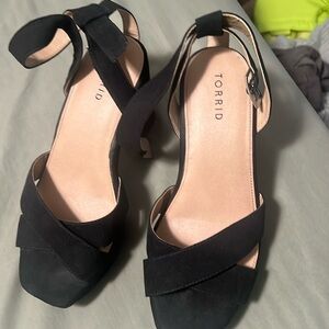 Torrid strap chunky heel.